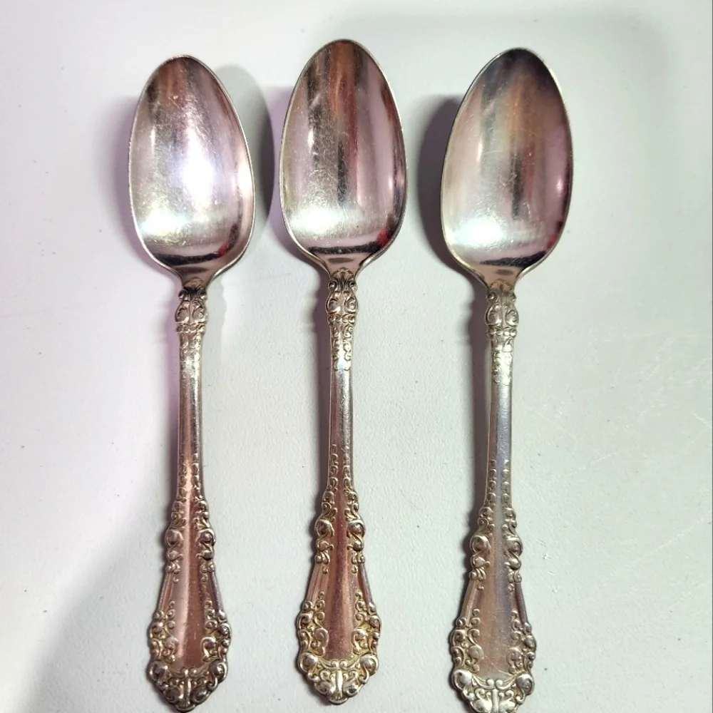 1847 Rogers Brothers spoons, 3 teaspoons